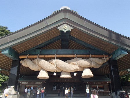 出雲大社 神楽殿 一人旅の旅行記